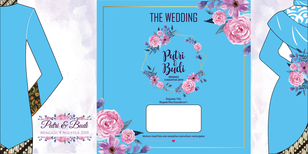 download gratis desain undangan pernikahan pink